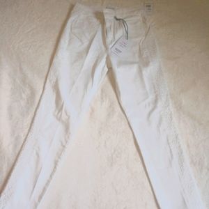 New Skinnygirl Embroidered Side Stripe Skinny Jean